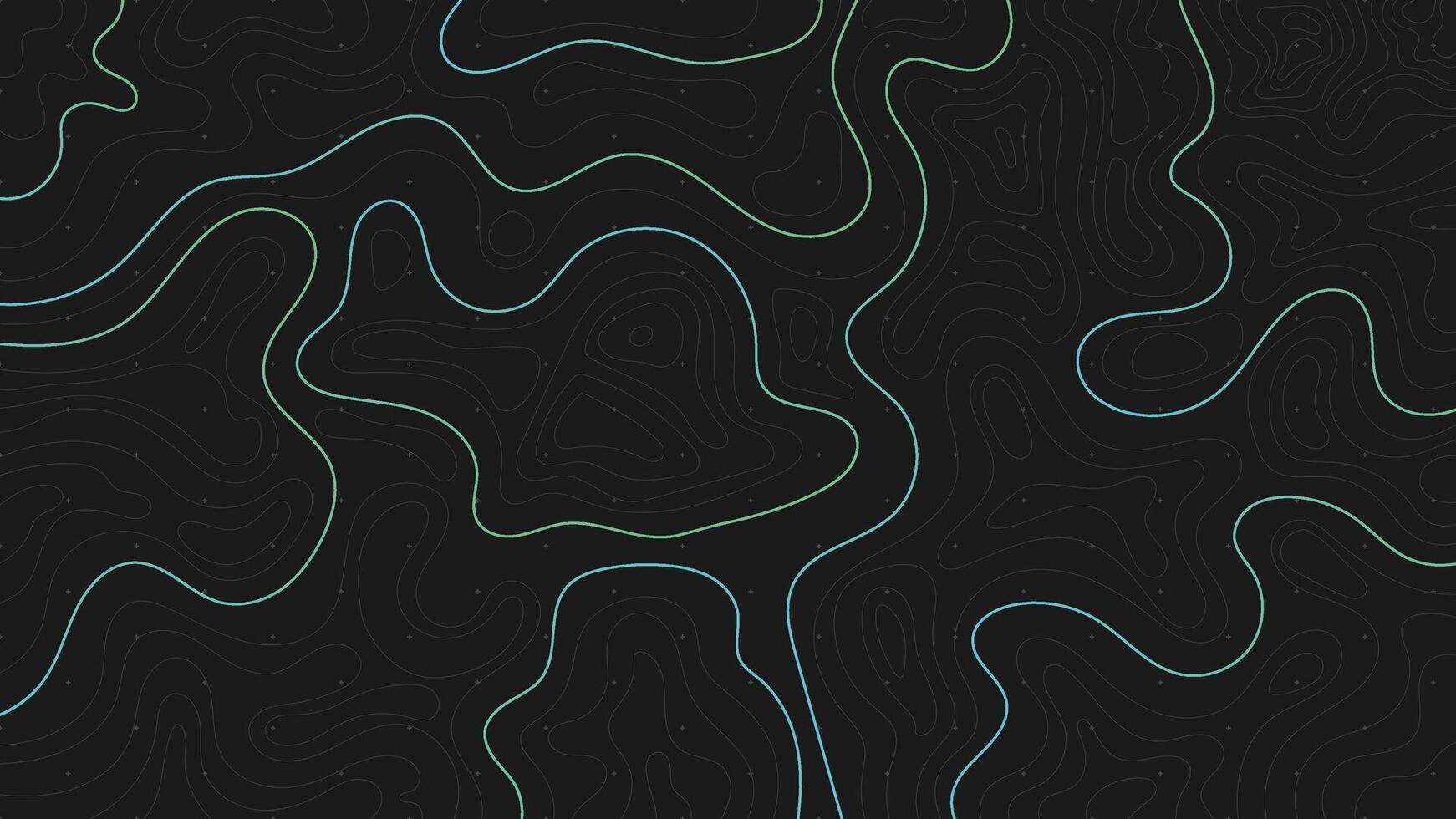 Abstract toporgraphic map style gradient dark stylish background vector