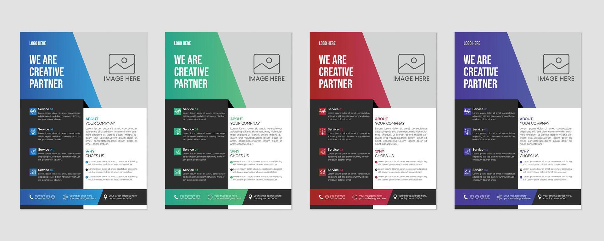 flyer. newest trendy creative corporate multipurpose minimal official business advertising magazine poster flyer with creative corporate trendy geometric shape template print design vector