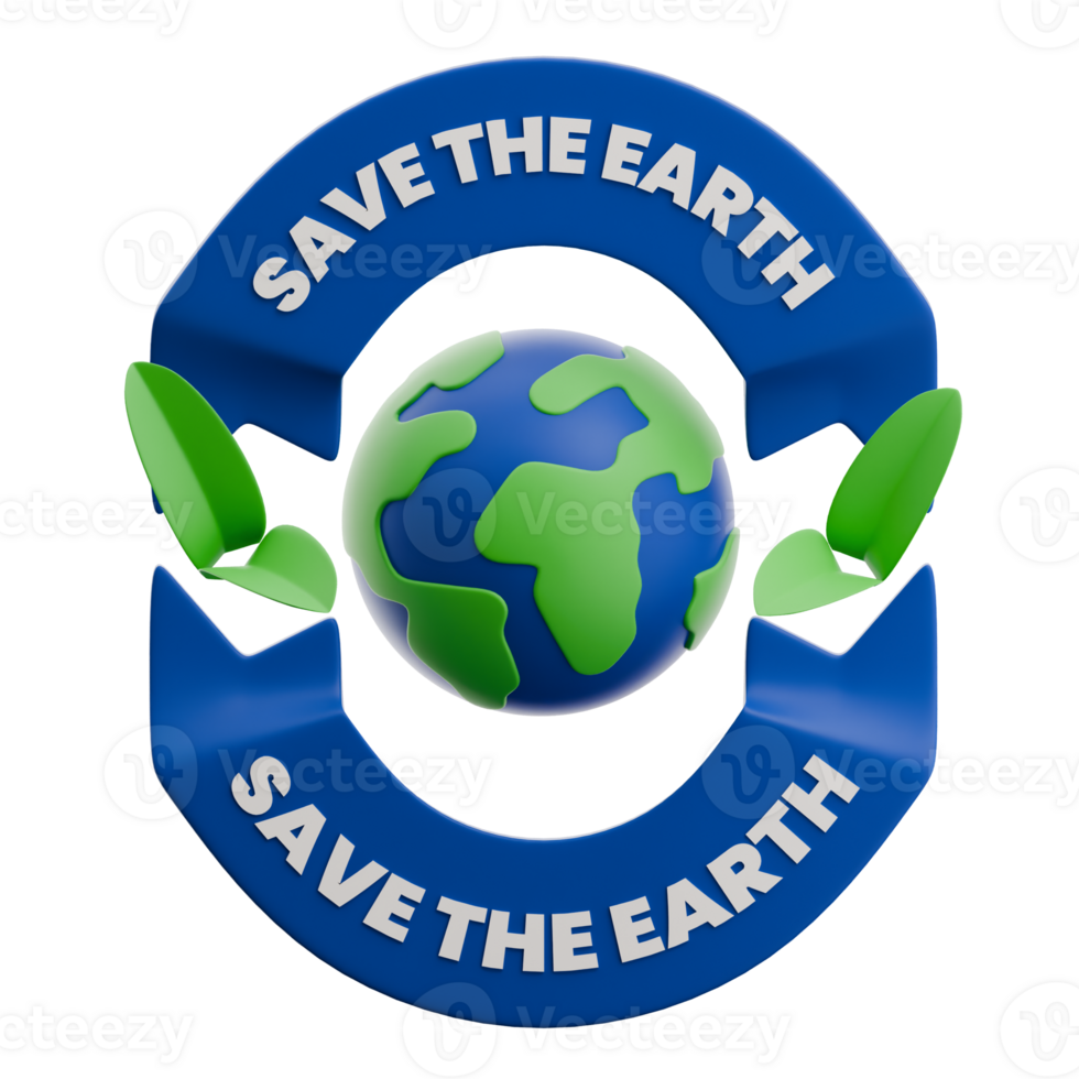 Save the earth logo png
