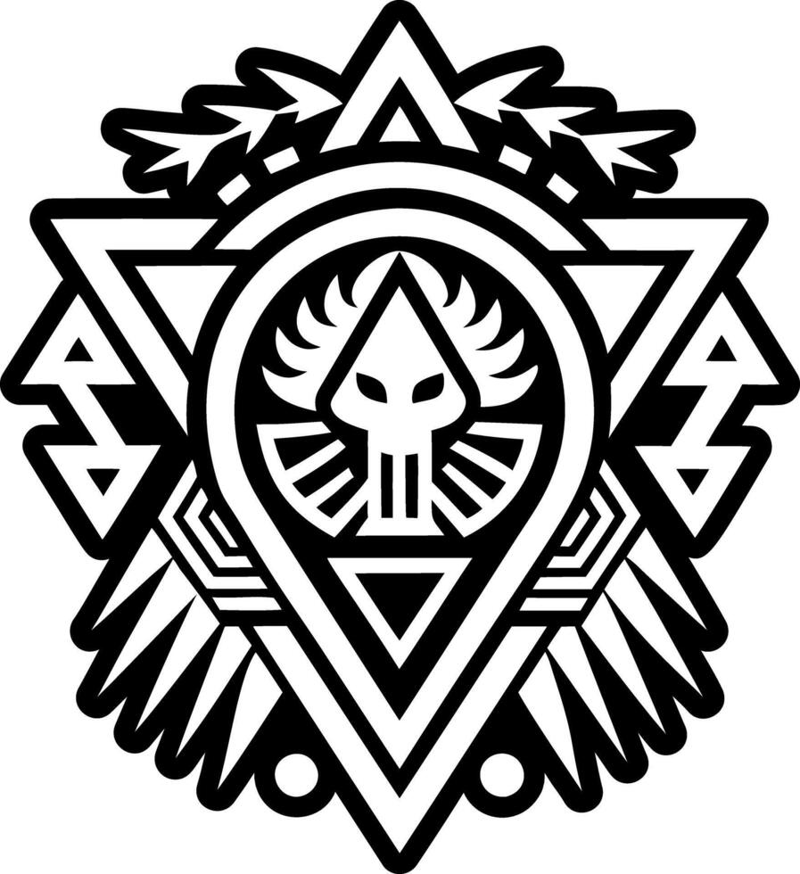 A glyph style icon of spirit symbol vector