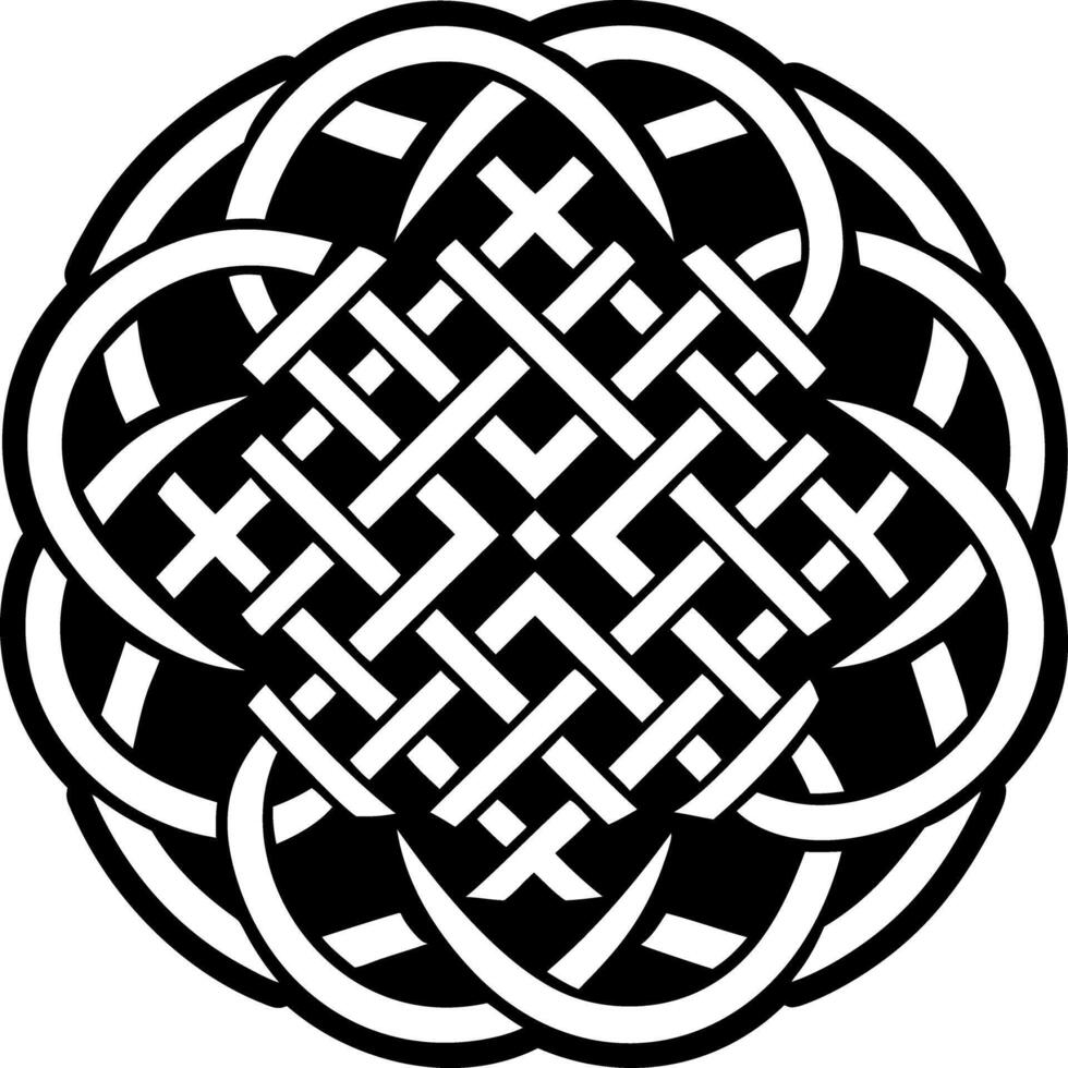 A solid style icon sacred geometry symbol vector