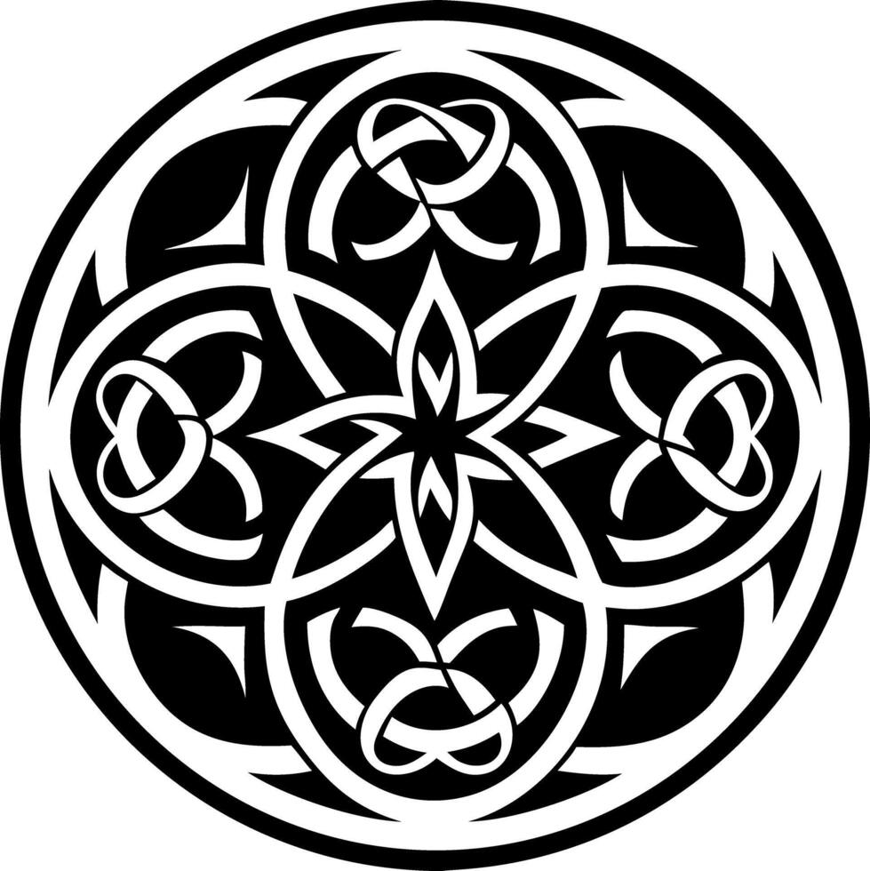 A glyph style icon of binding circle symbol vector