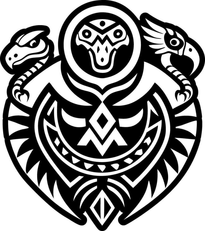 A glyph style icon of hawk symbol vector