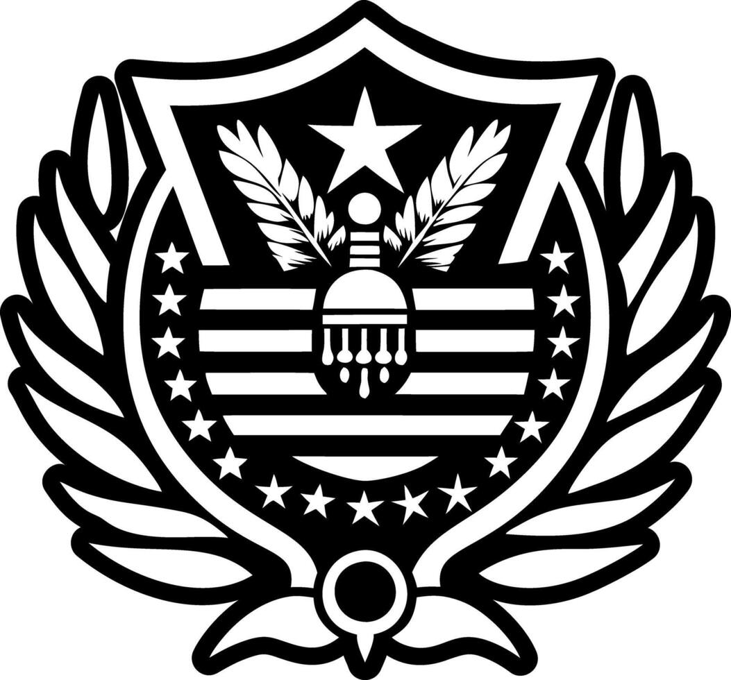 A filled style icon of cherokee emblem vector