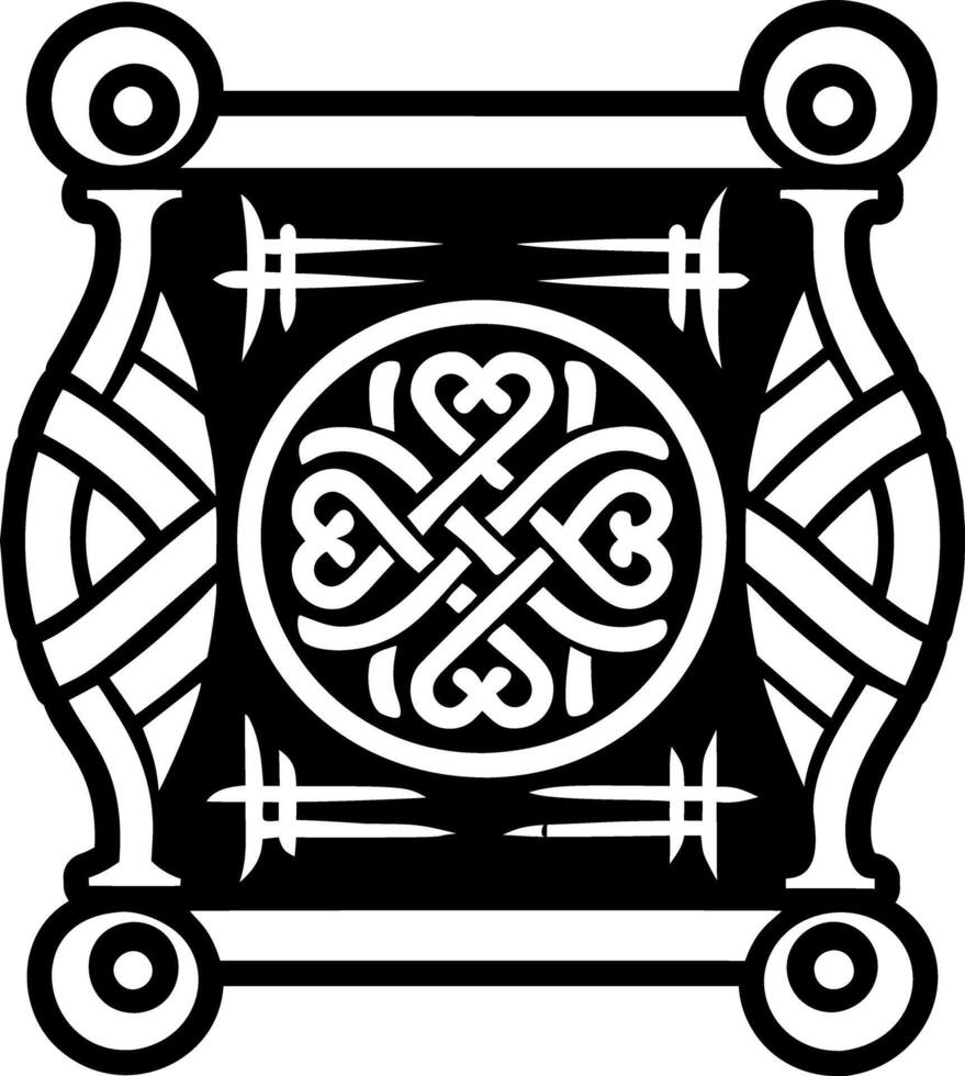 A solid style icon of ancient scroll symbol vector