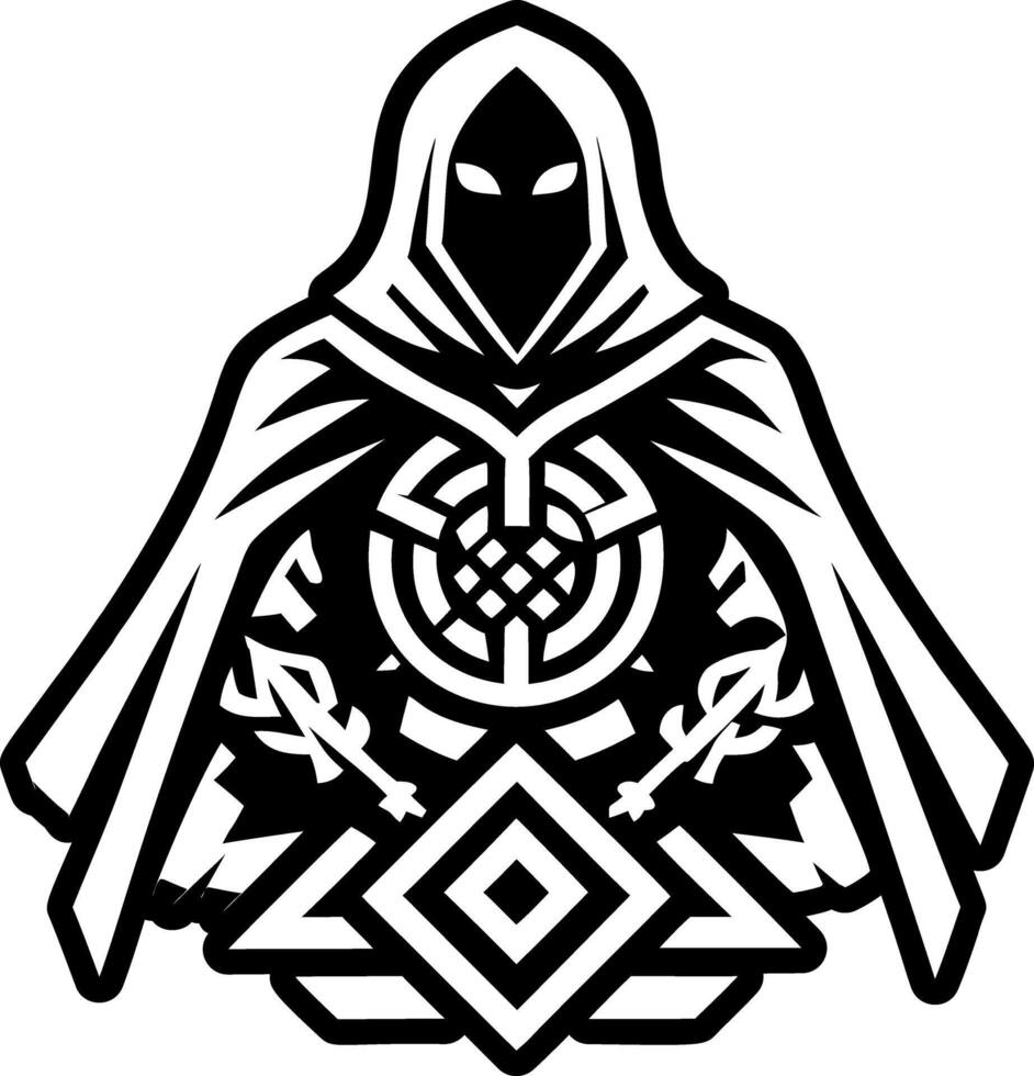 A glyph style icon of shadow cloak symbol vector