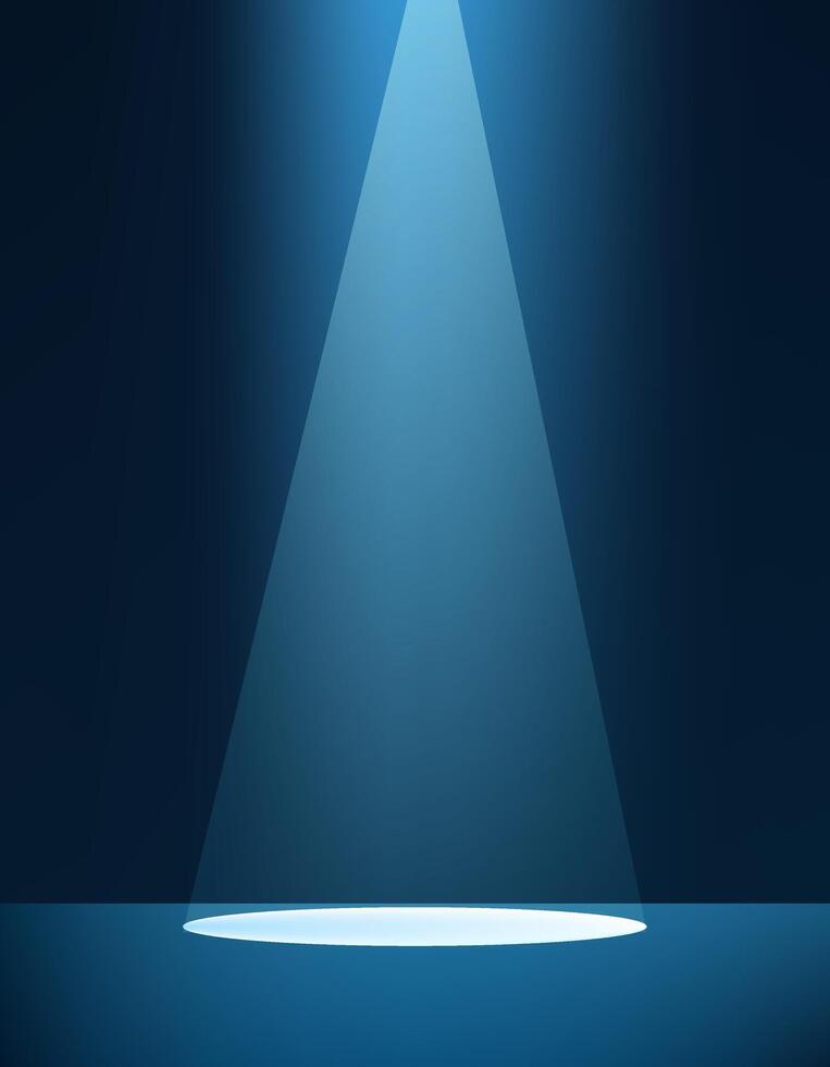 Abstract blue black gradient color light effect background. Wallpaper design vector