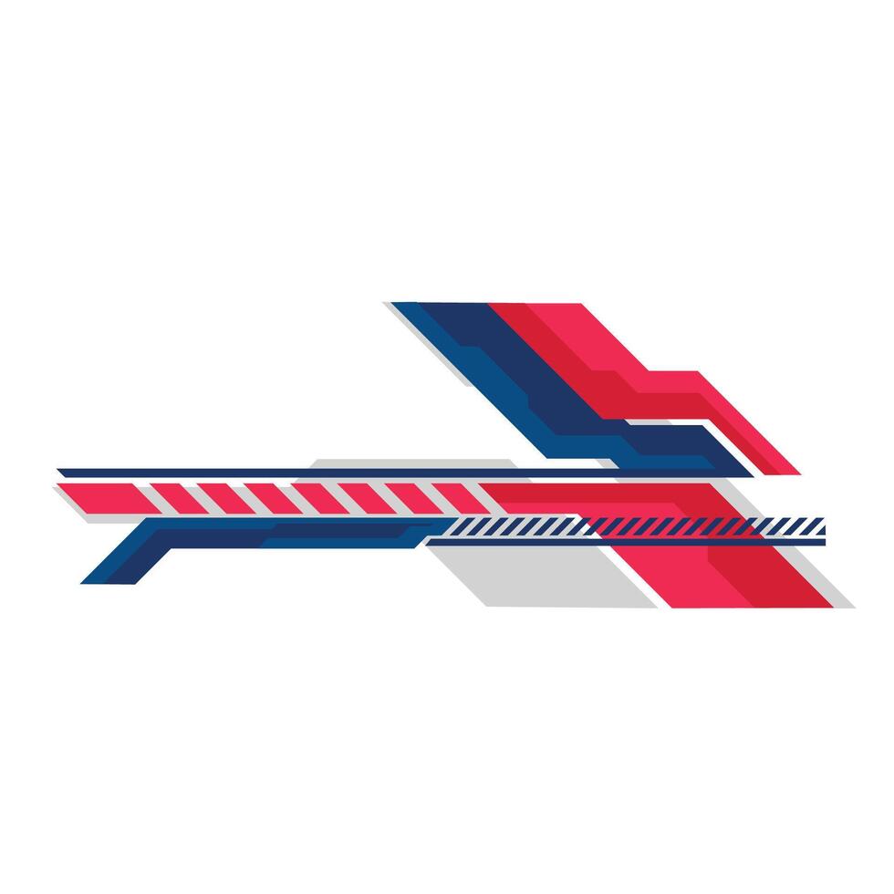 decal livery design for racing body wraps, pickup trucks and minivans vector