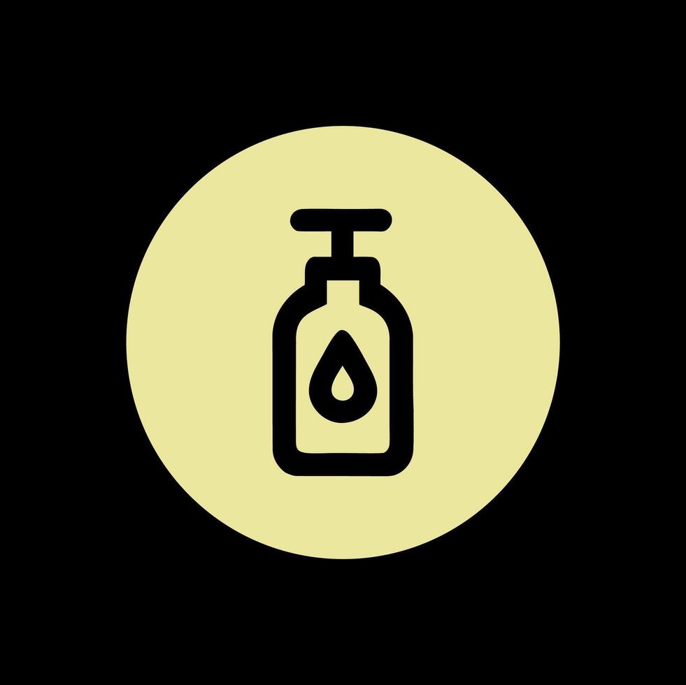Hand Sanitizer Icon. Hygiene and Cleanliness Symbol vector