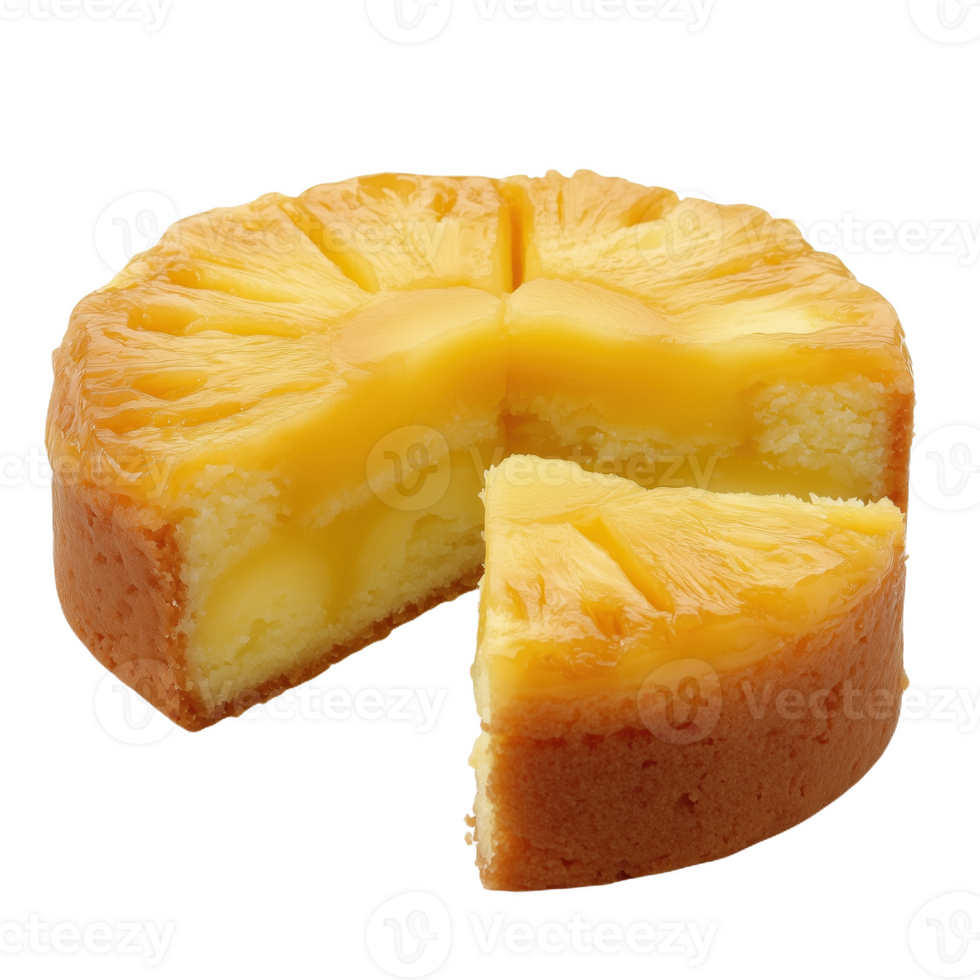 Isolated Taiwanese pineapple cake displaying a creamy filling and delicious fruit topping png