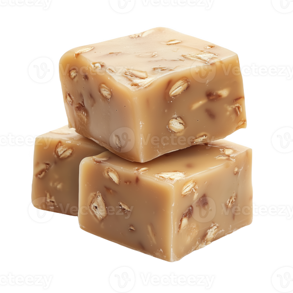 Deliciously detailed Uzbek halva candy showcasing rich textures and flavors png