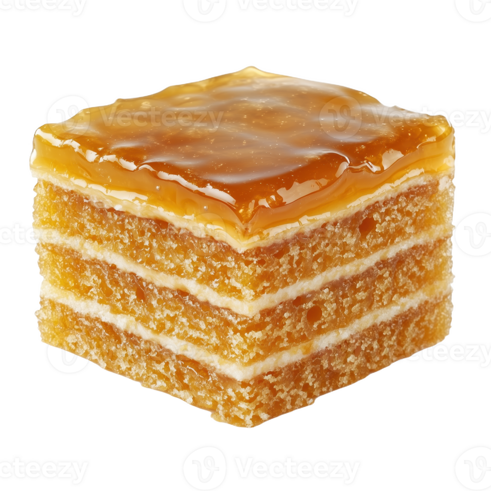 Isolated Latvian honey cake with layers of honey and cream suitable for any occasion png