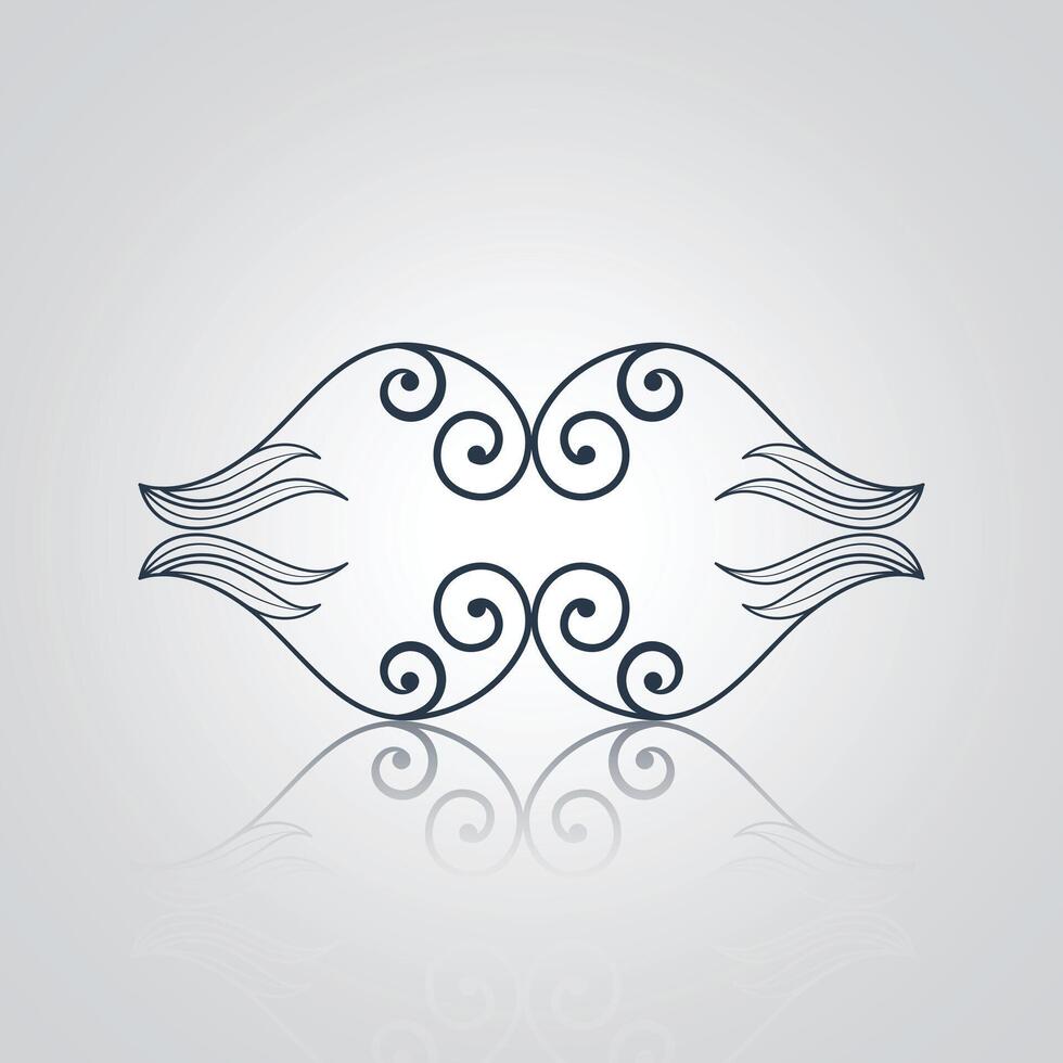 a seamless decorative design of patterns with a silver abstract background vector