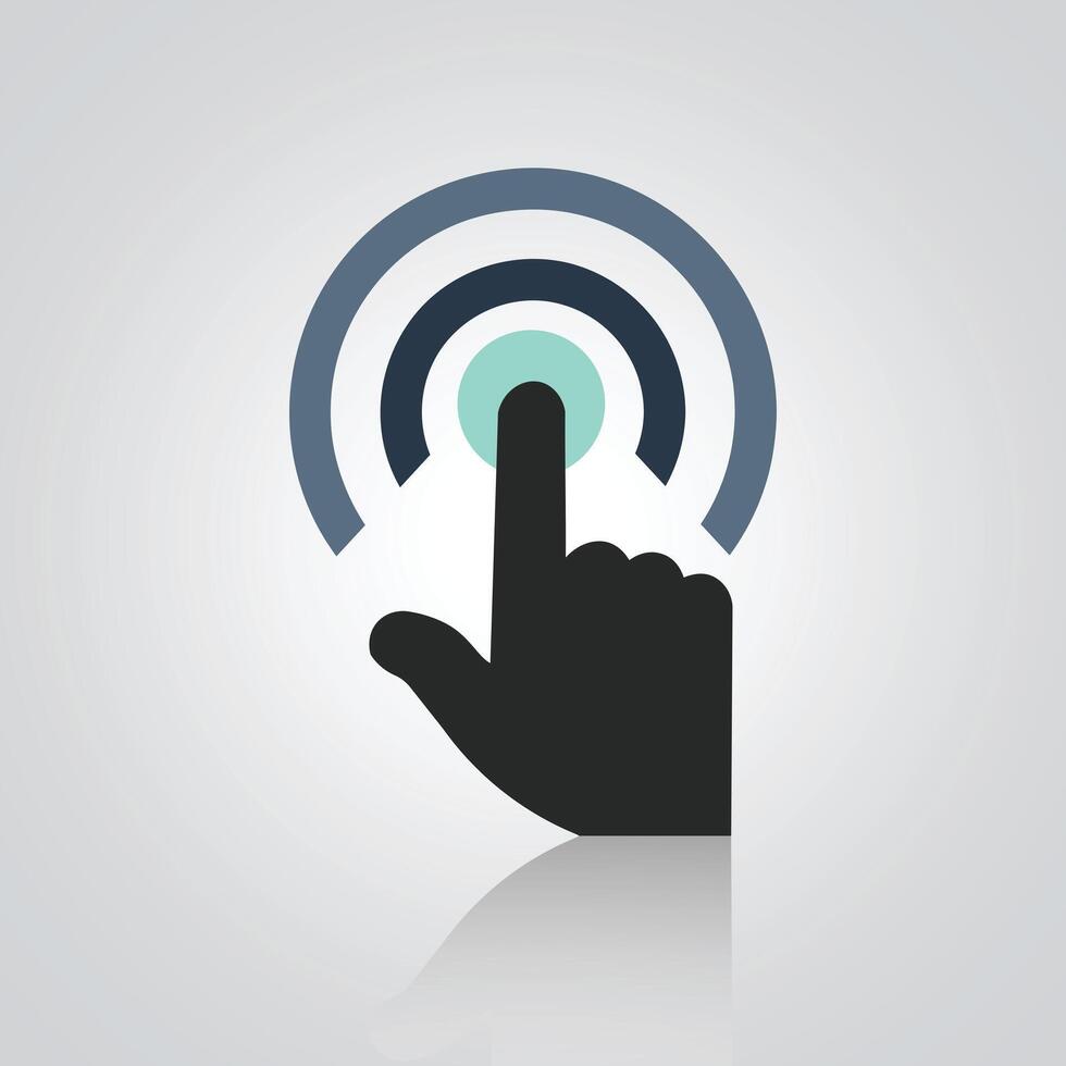Hand gesture icons. stop hand sign, full palm signs with grey color, with a silver background vector