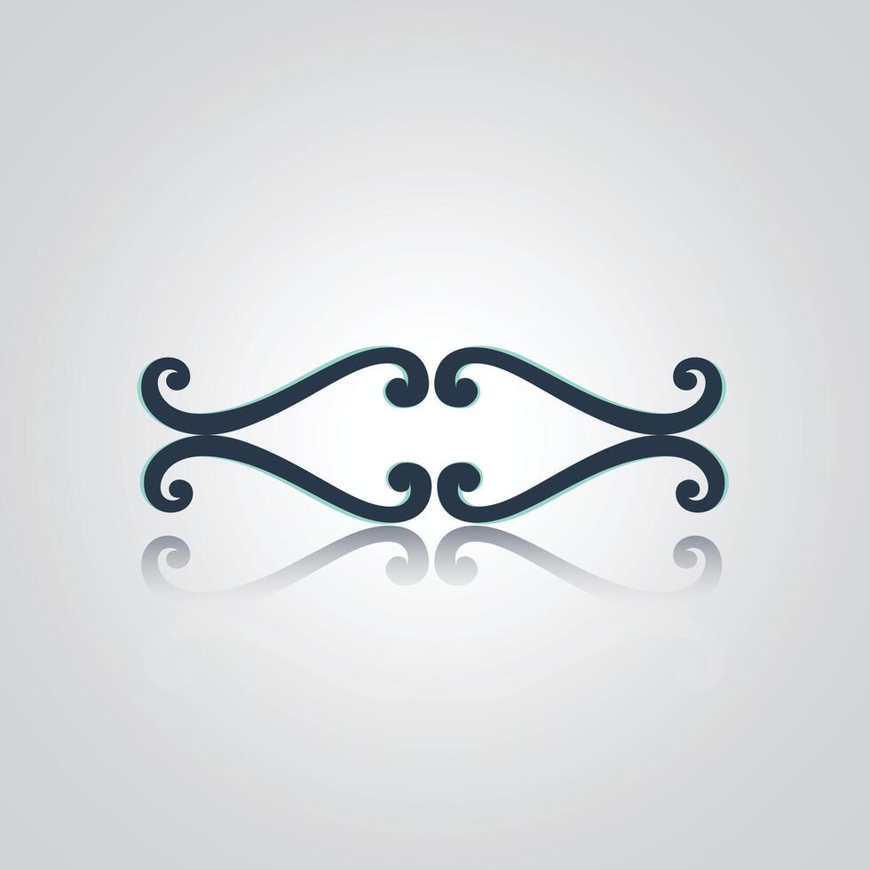 a seamless decorative design of calligraphy with a silver abstract background vector