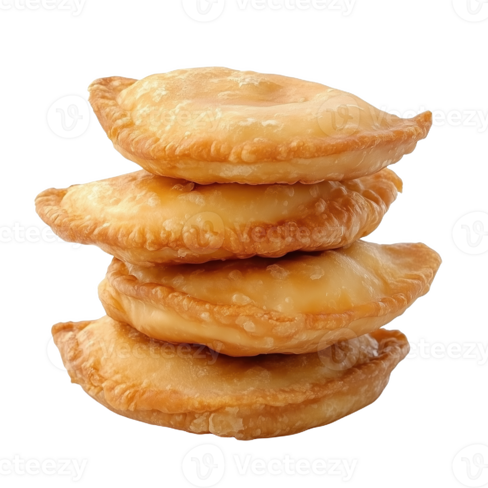 Isolated Mongolian fried dough showcasing golden flaky layers and a delicious texture png