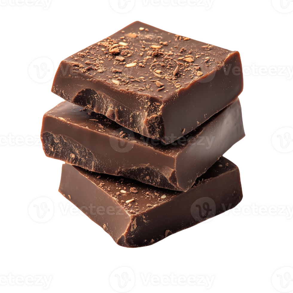 Delicious isolated Bangladeshi chocolate bars stacked and ready for indulgence png