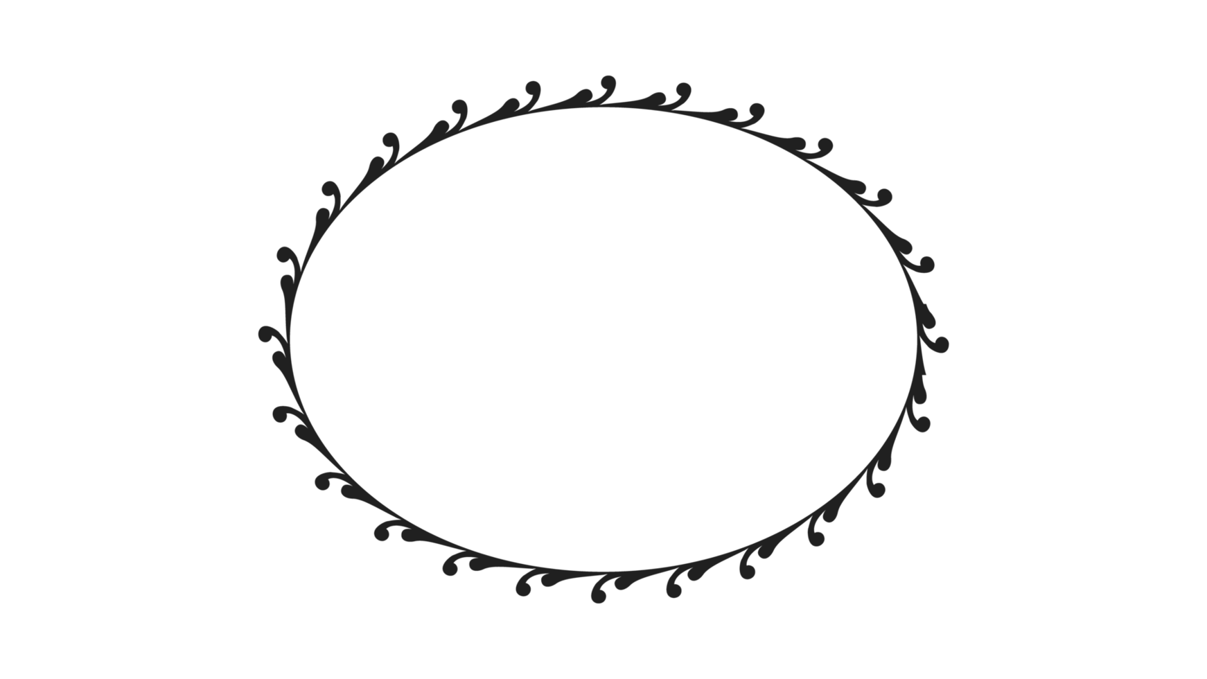 Semicircular decorative frame.Circular text holder design.Ornate design on transparent background png
