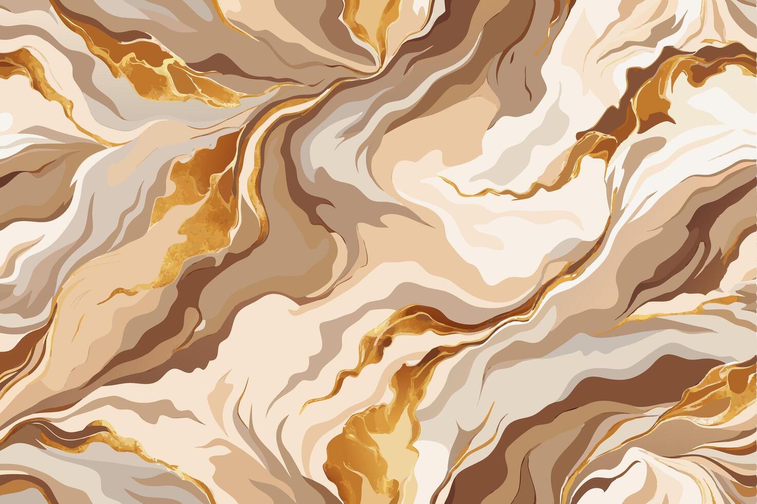 Golden gray marble seamless premium background. illustration. vector