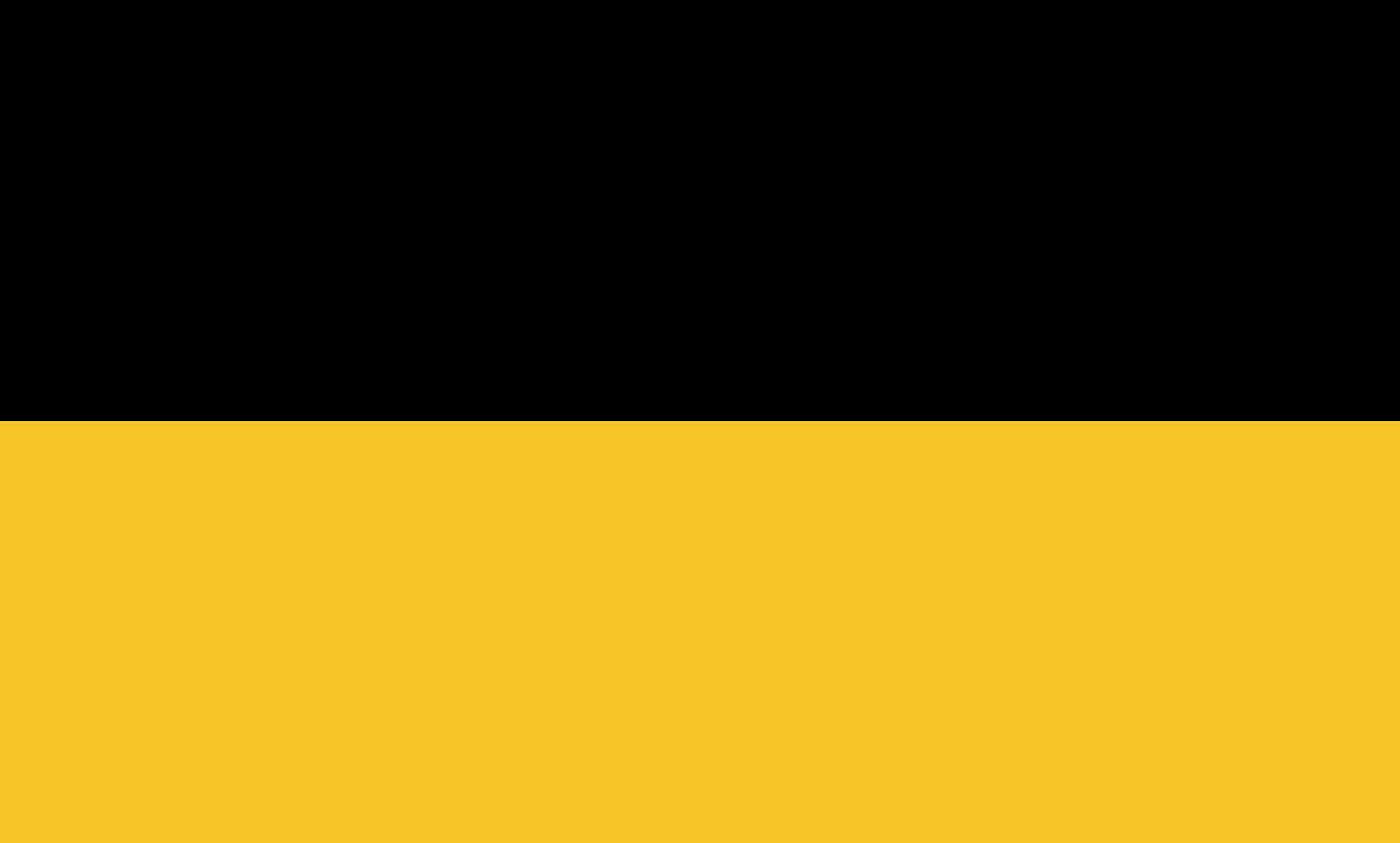 The Flag of Baden-Wurttemberg, Germany state vector