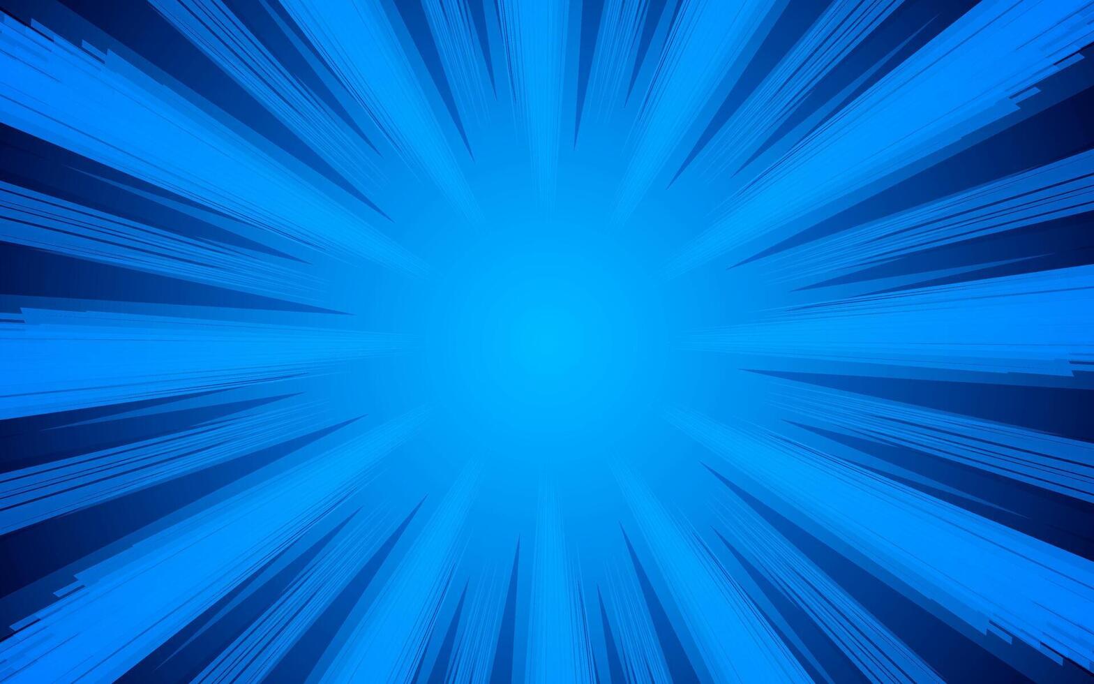 Abstract background cartoon comic zoom lines with halftone pattern. vector