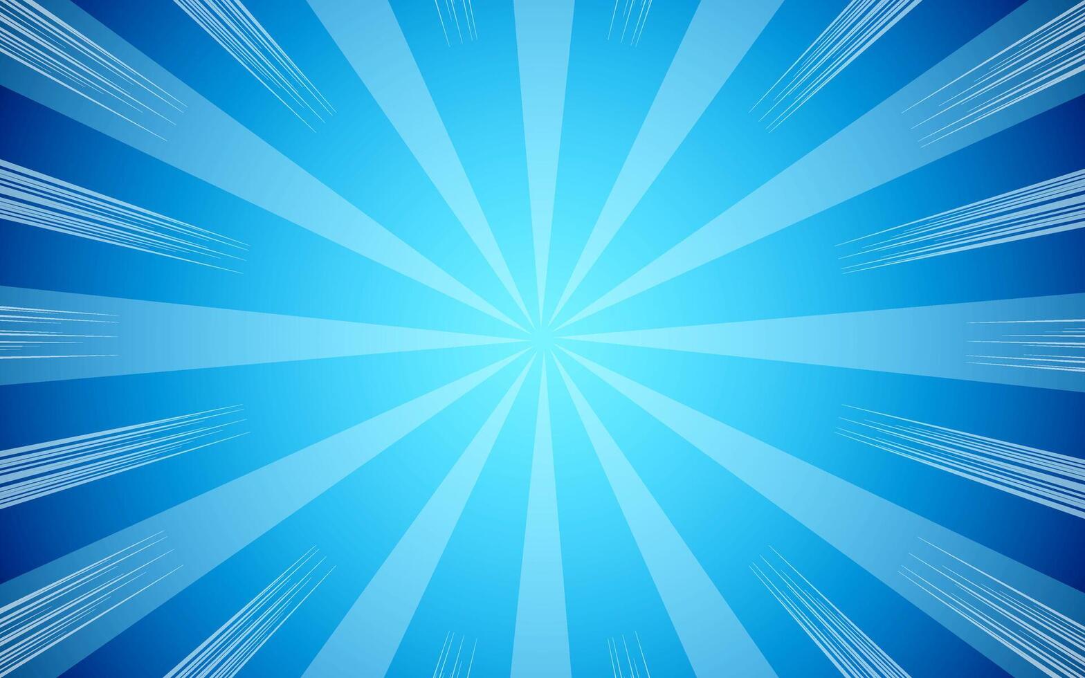 Comic book background. Pop art motion rays background for magazine, cover, ad, banner, website. vector
