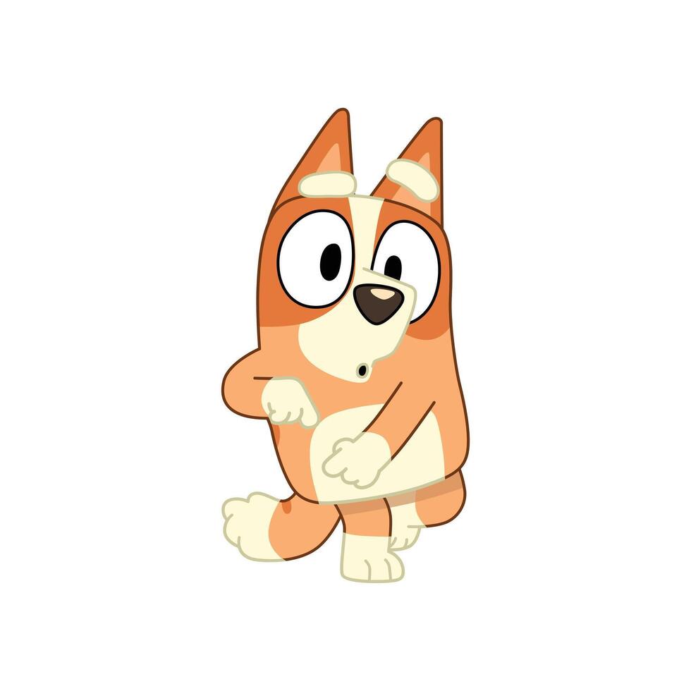Playing Bingo Dog vector