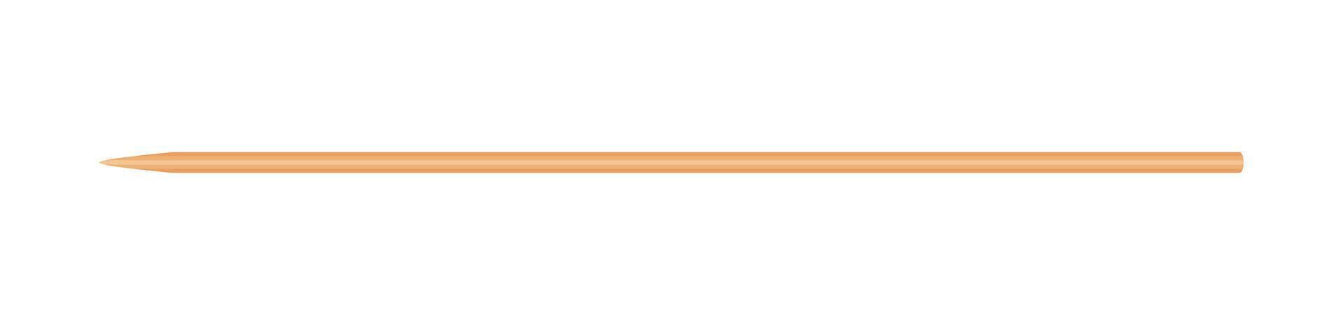 Food picks, bamboo picker vector