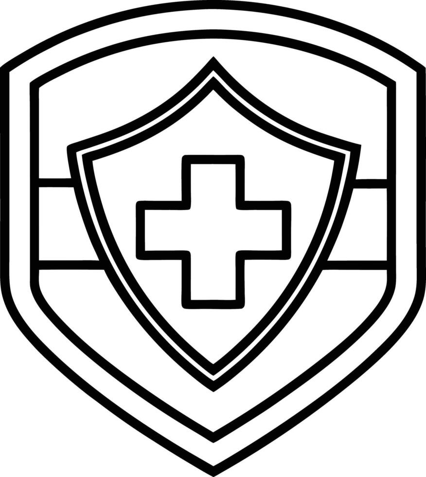 Medical Shield Symbol vector