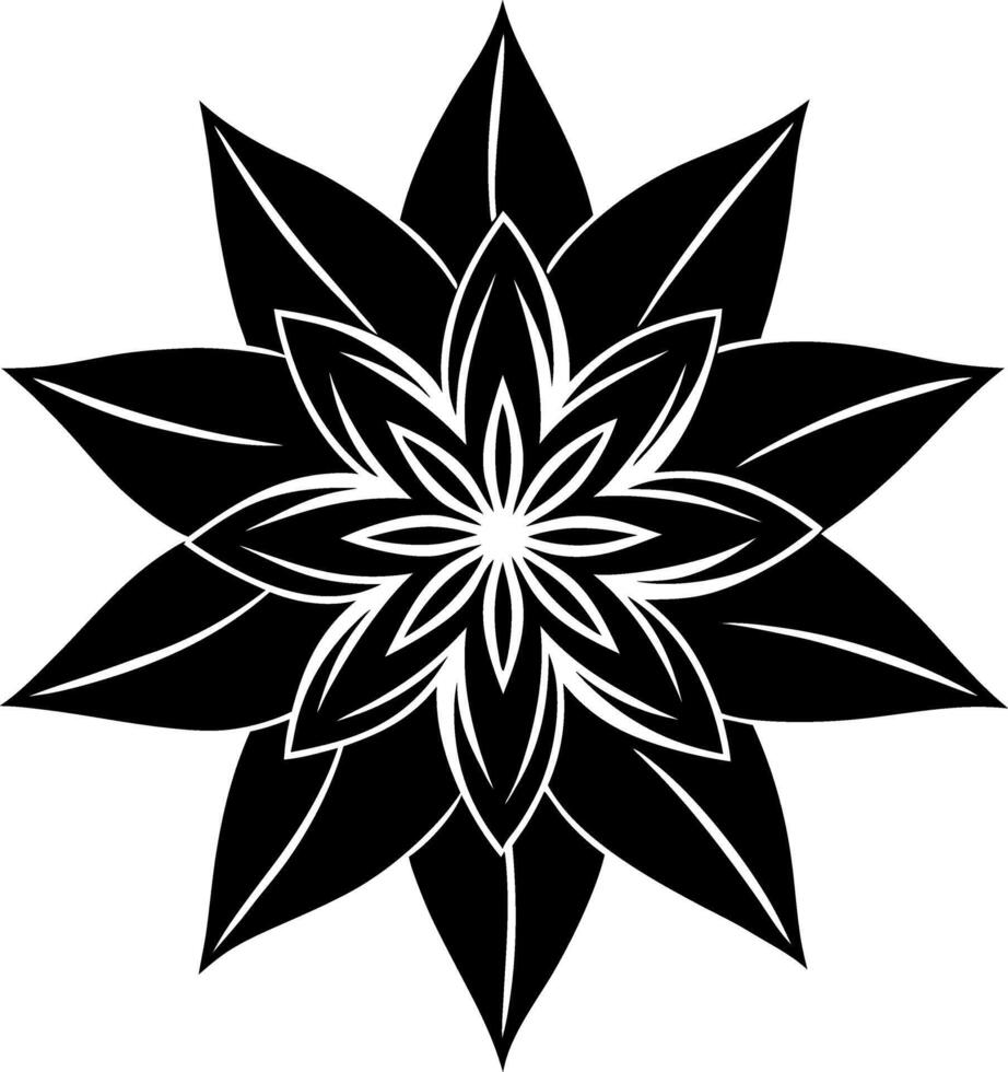 Edelweiss flower design vector