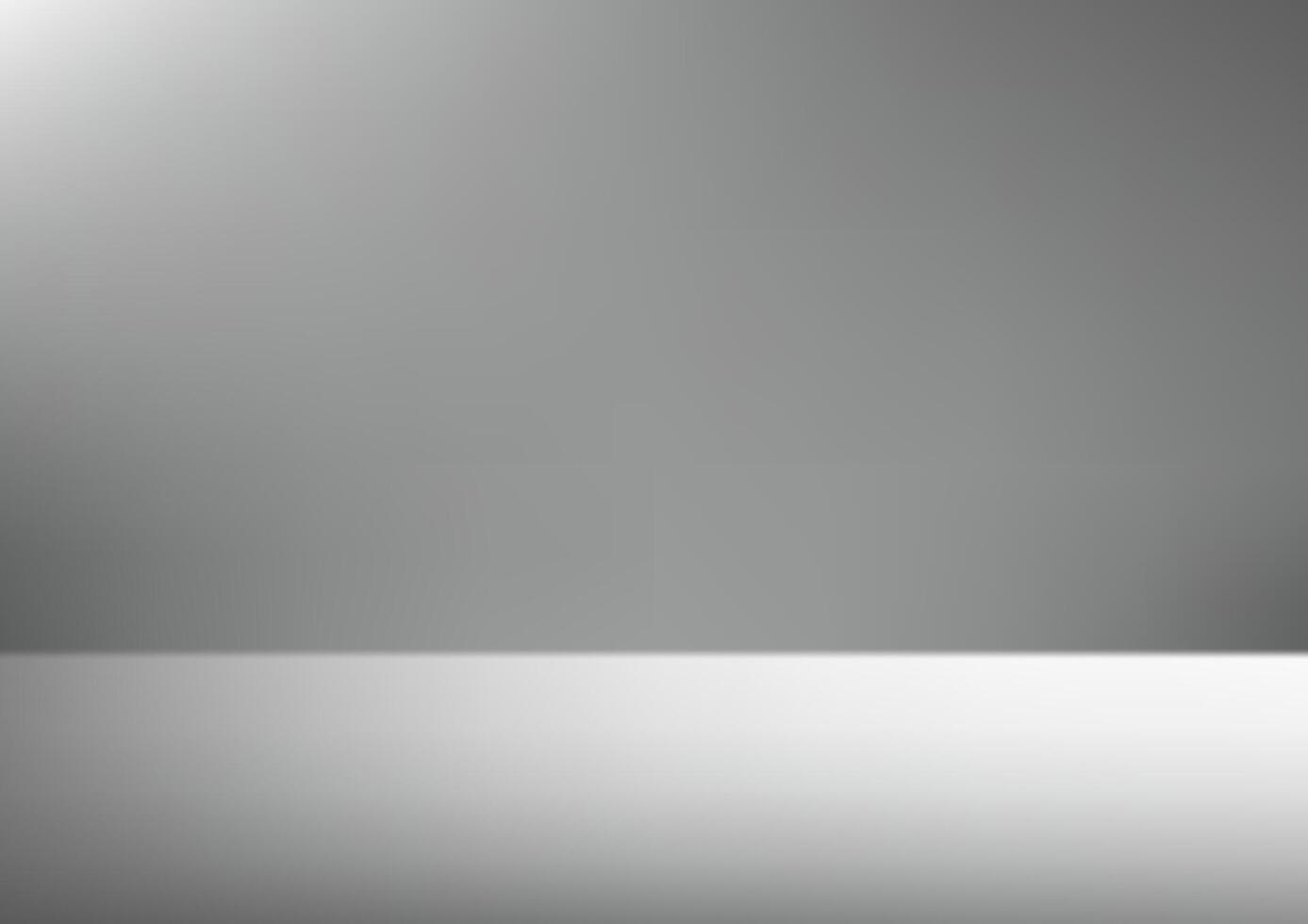 Empty Gray studio background. Empty Room Studio with table. Space for selling products, backdrop, wallpaper, background, text. Gradient table. illustration. vector