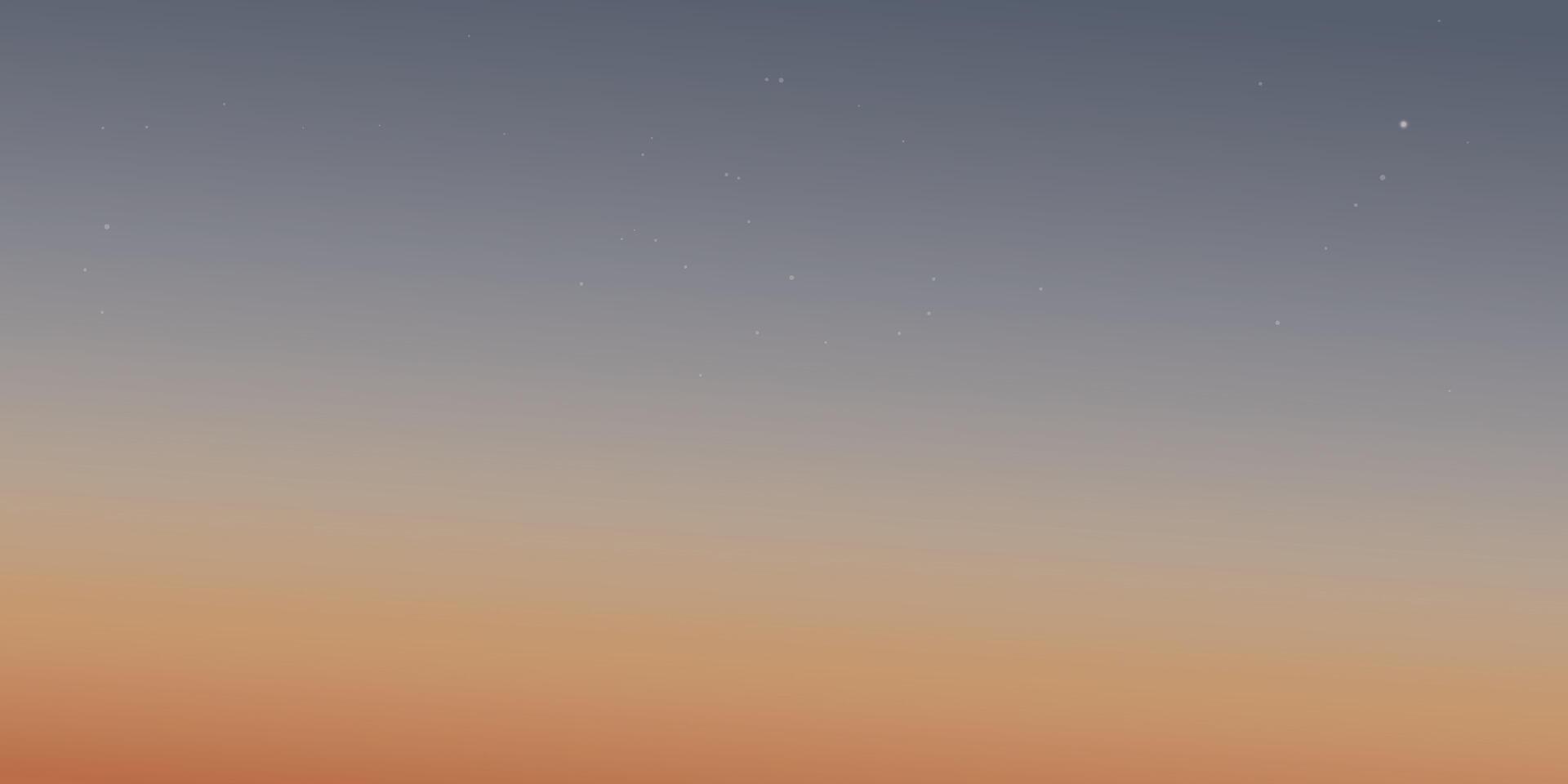 Abstract sky at sunset background with north star graphic illustration. vector