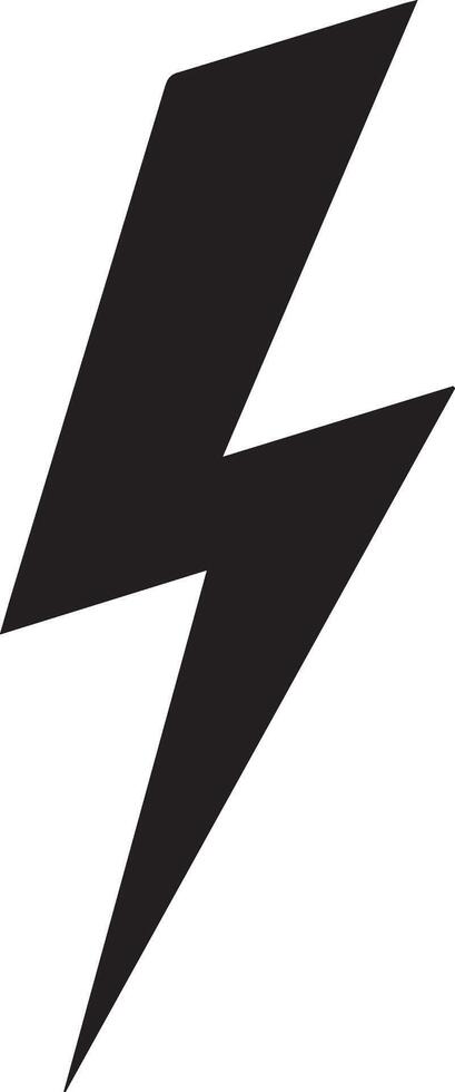 Lightning icon. Power energy and electricity theme. Isolated design. vector