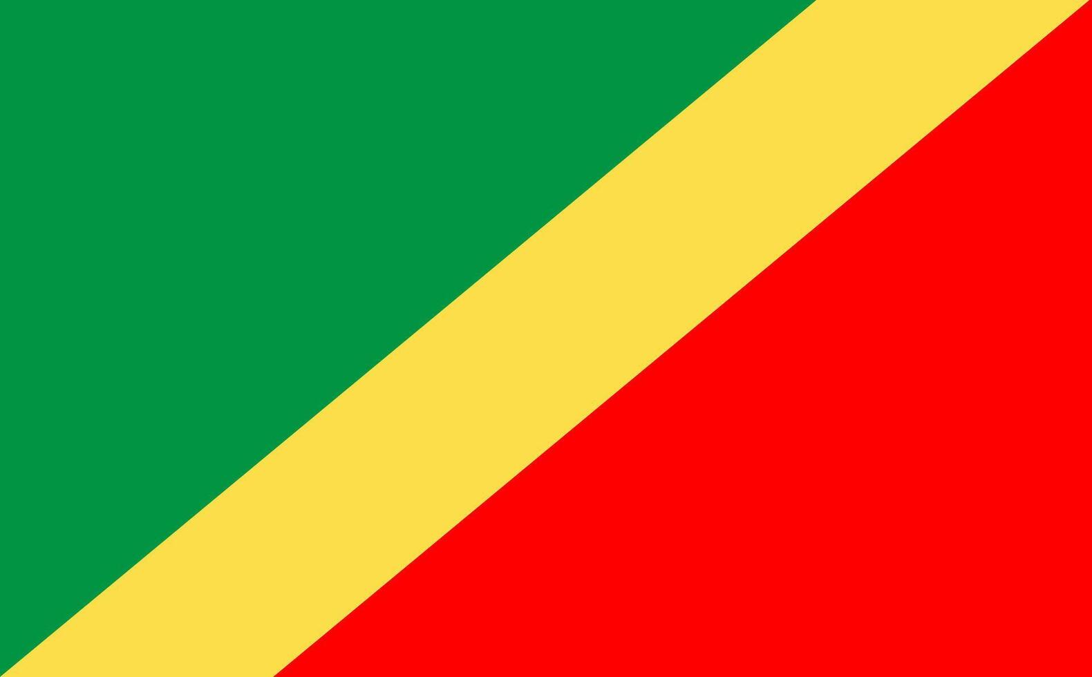 Congo Flag Stock Image. vector
