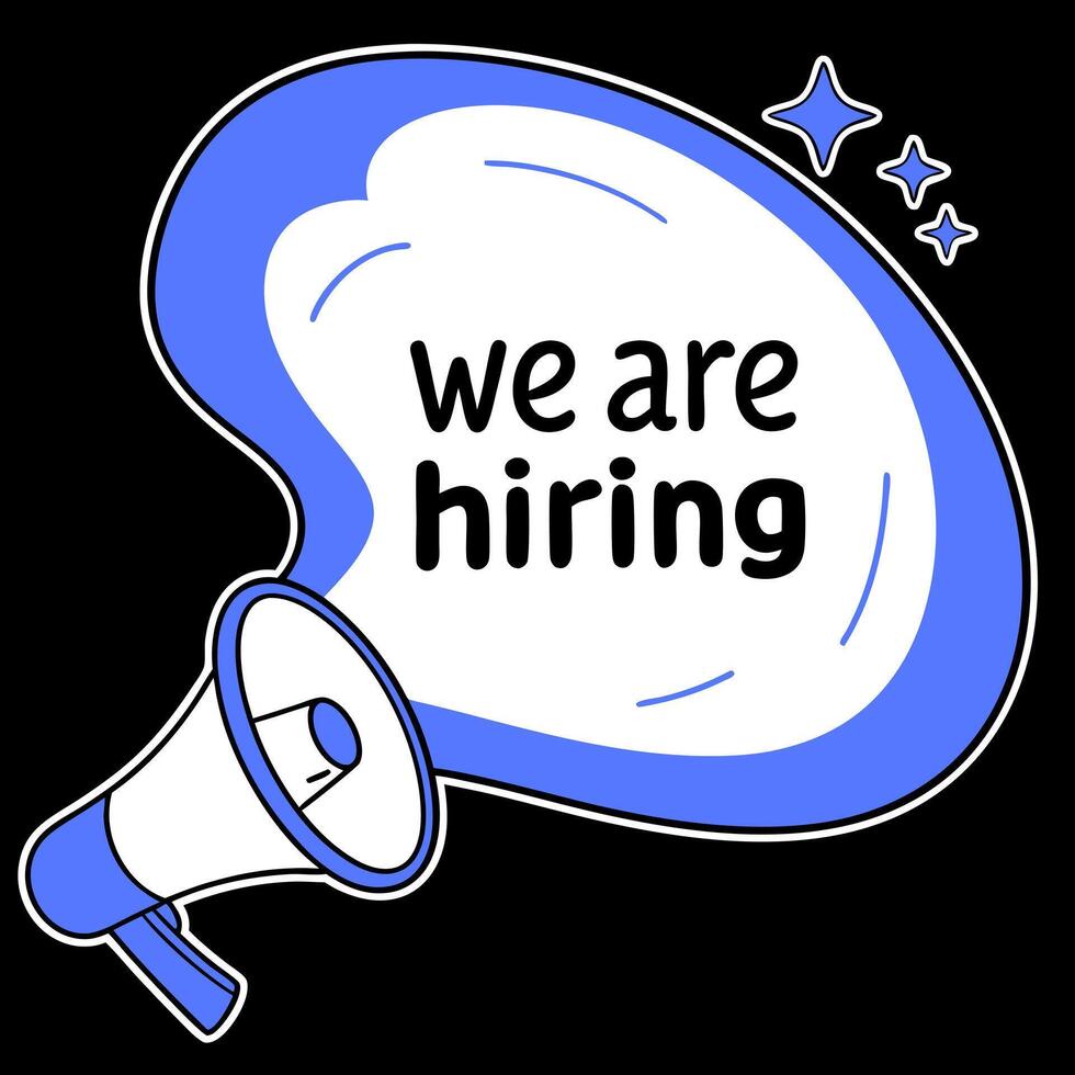 We are hiring - job vector