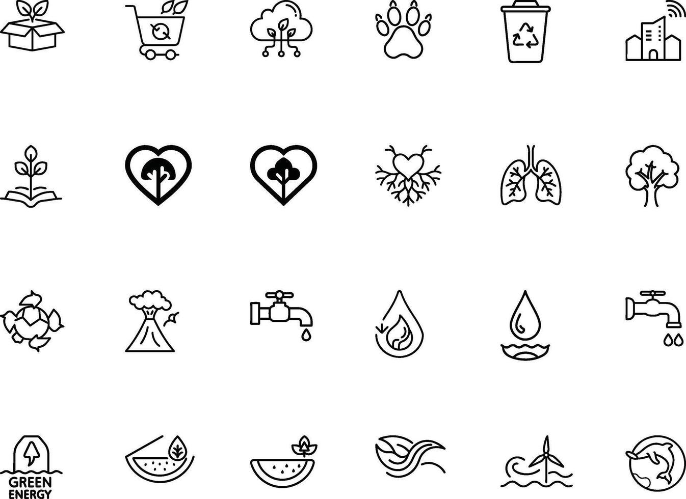 Ecology Knowledge Pack Comprehensive Overview vector