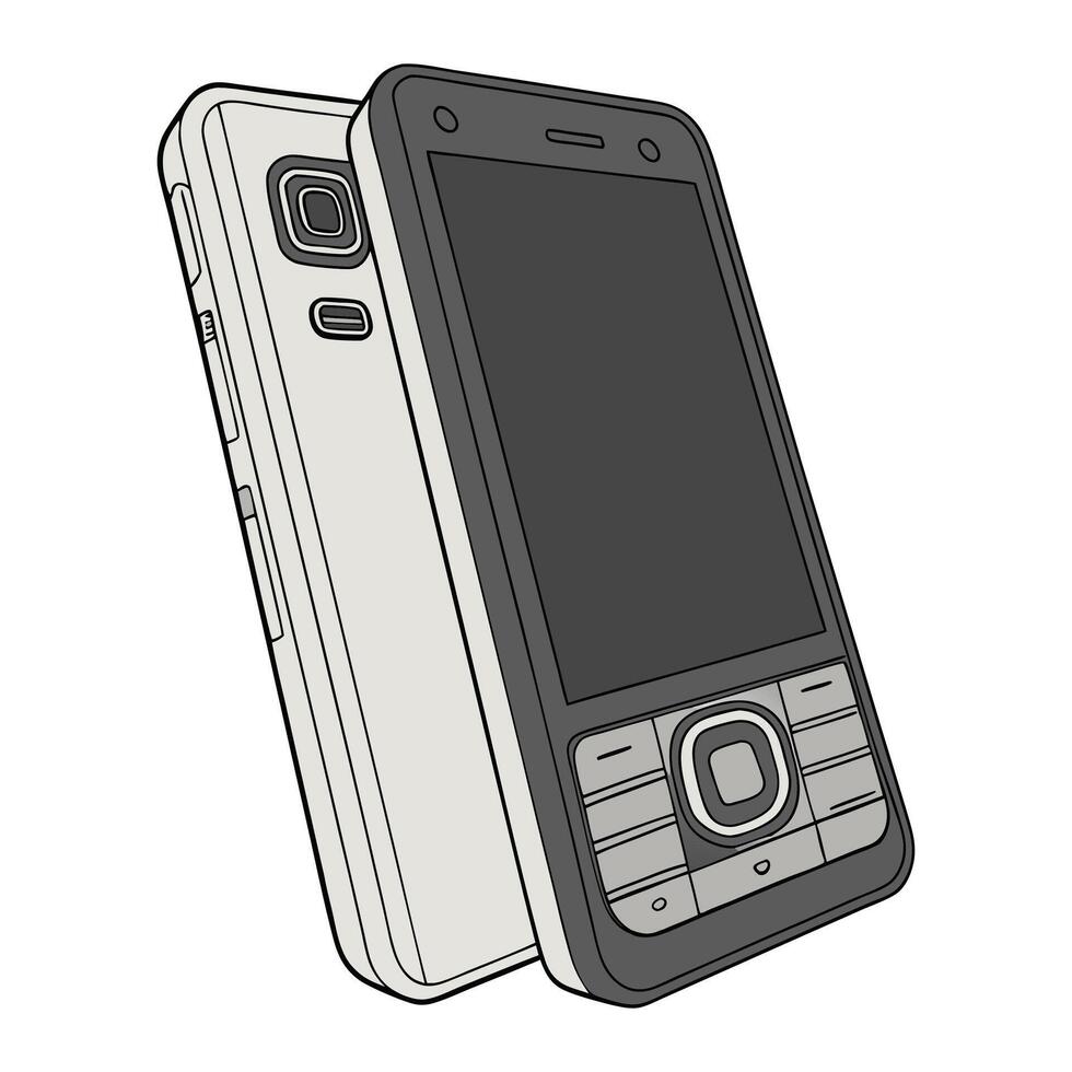 Smartphone isolated on white background vector
