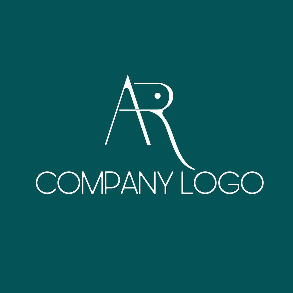 Monogram company logotype vector
