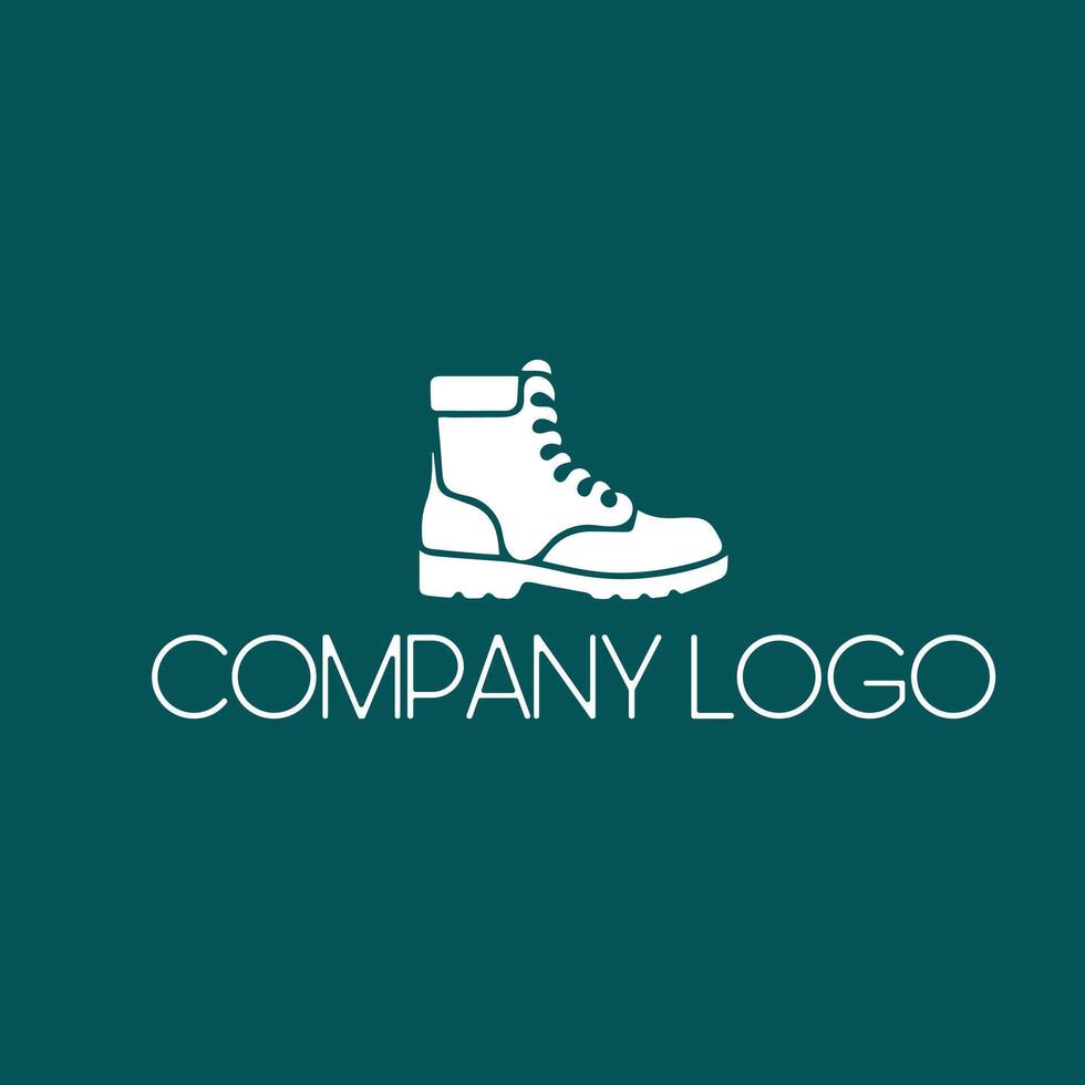 Tactical boot company logo symbol vector