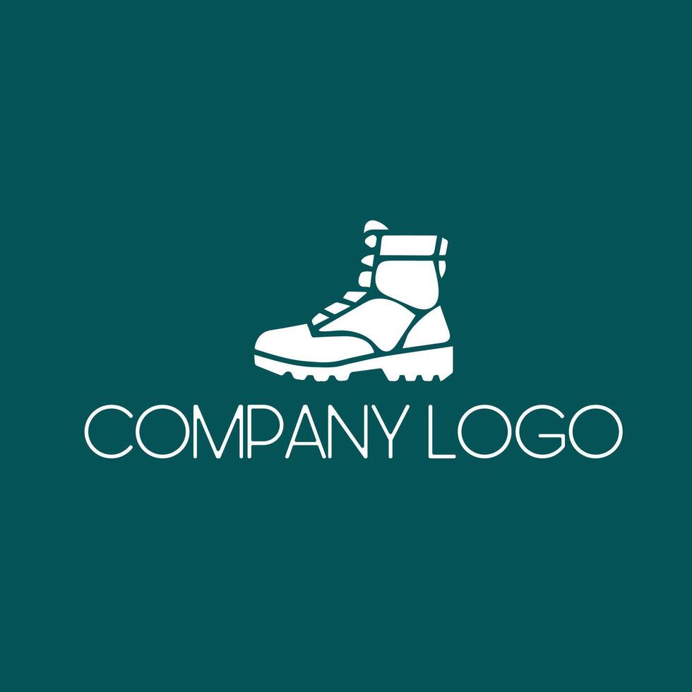 military Tactical boot company logo symbol vector