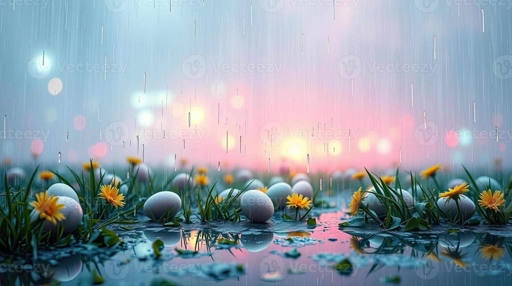 HEaster eggs with intricate designs. photo