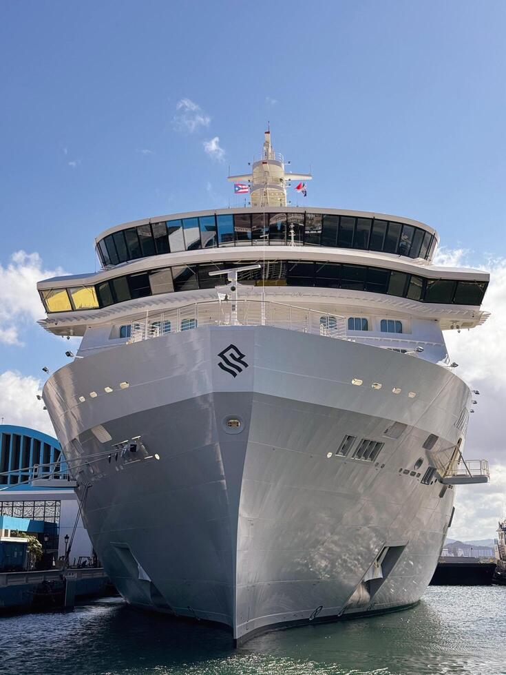 Puerto Rico, San Juan 10.22.2023 Front View of Silver Nova Cruise Ship photo
