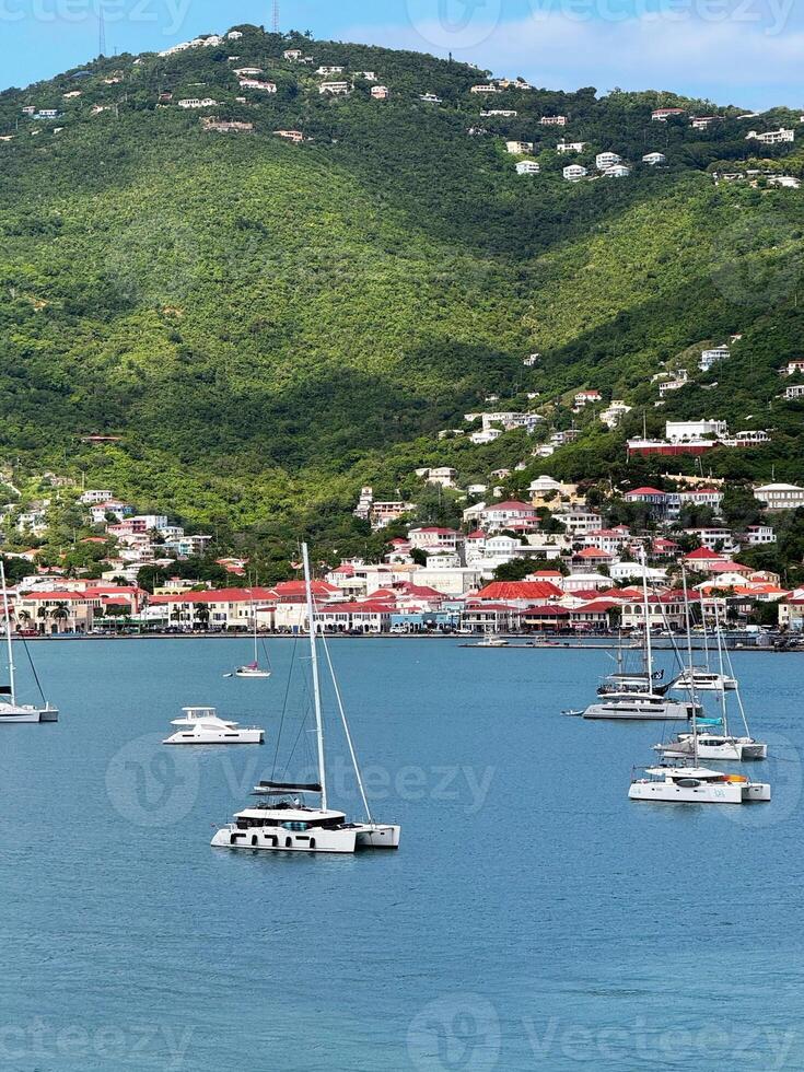 St.Thomas, part of the U.S. Virgin Islands in the Caribbean Sea 10. 28, 2023 photo