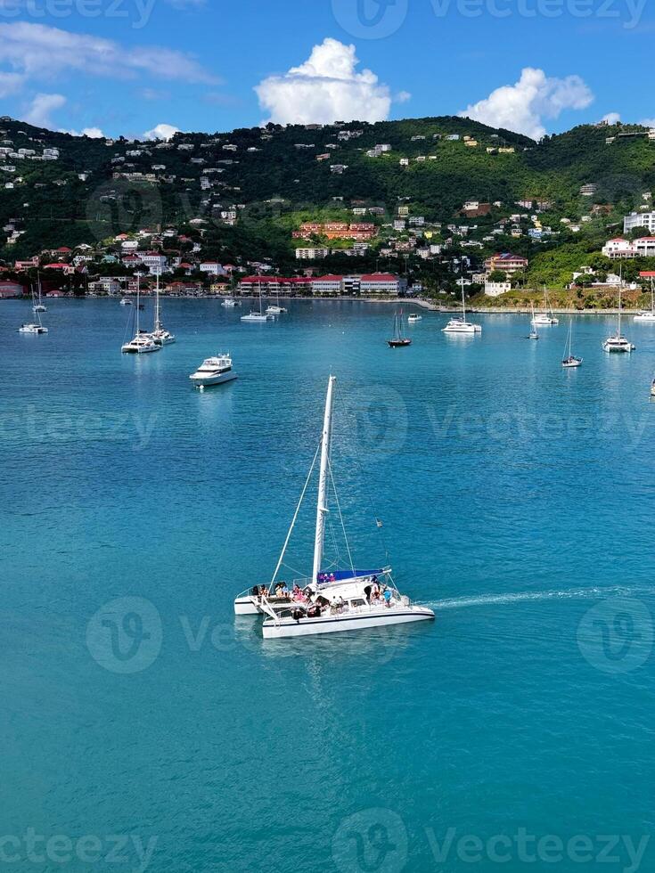 Catamaran Tour in U.S. Virgin Islands in the Caribbean Sea 10. 28, 2023 photo