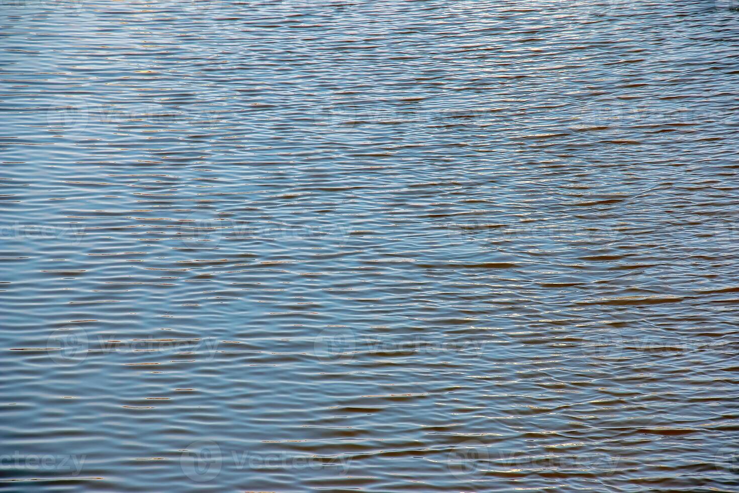 Water surface, river ripples or ocean with small waves, calm and close-up. Abstract background, texture. photo
