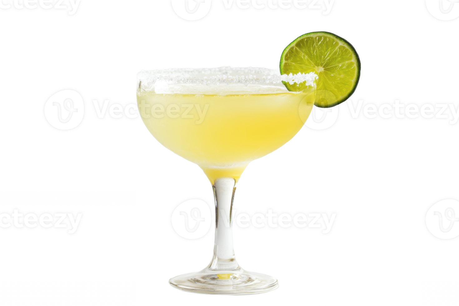 A margarita with a lime slice on top png