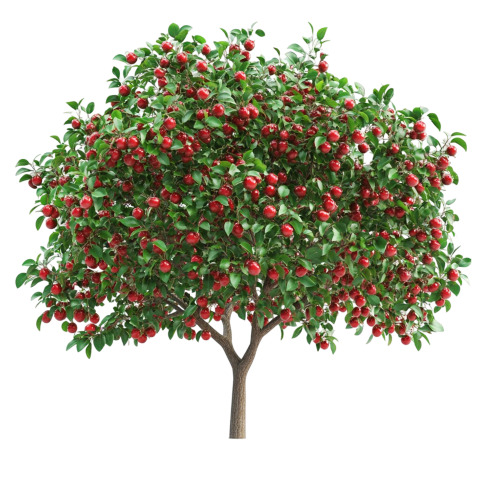 Lush Green Tree on Transparent Background png