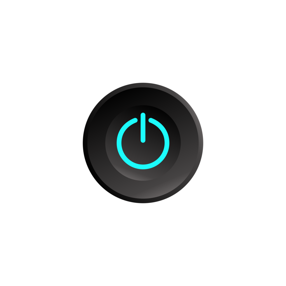 On button design with transparent background png