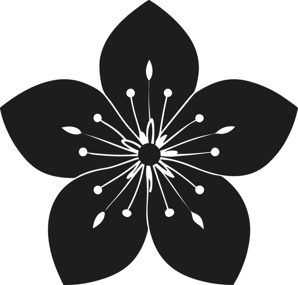 Cherry Blossom Silhouette for Spring and Floral Designs vector