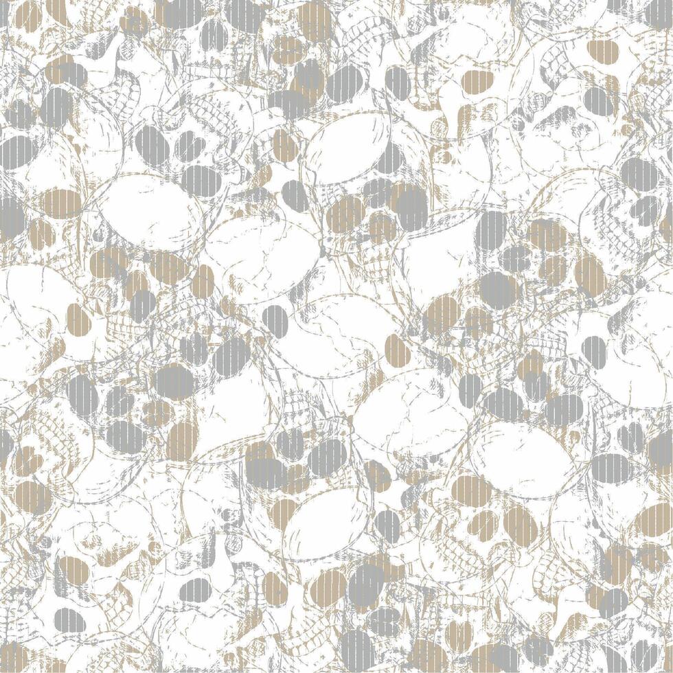A gray and white pattern with flowers and leaves vector
